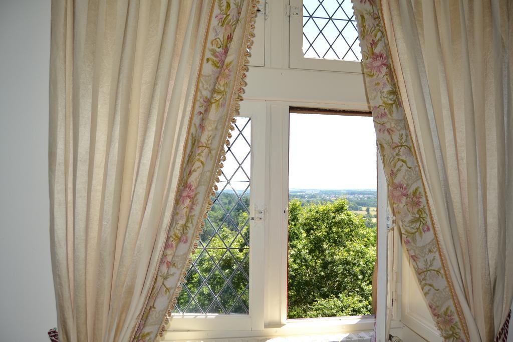 Chateau De Peufeilhoux Bed & Breakfast Vallon-en-Sully Eksteriør bilde